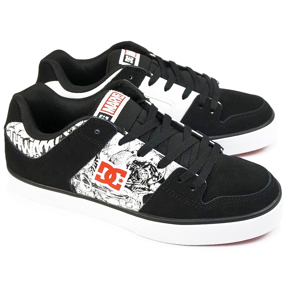 DC スニーカー メンズ DP ピュア マーベル デットプール DM226108 コラボ ローカット | DC SHOES | 01