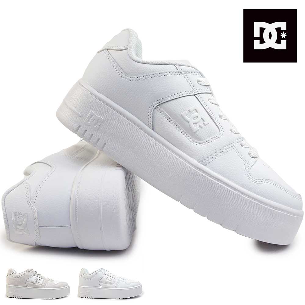 新品 DC SHOES マンテカ 4 レディース 厚底 スニーカー 24cm マンテカ DC レディース スニーカー 4 プラットフォーム