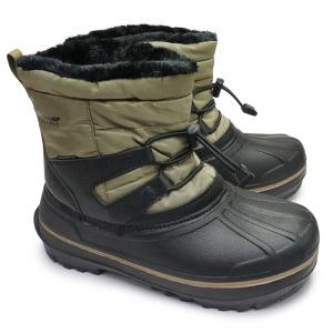 ダンロップ・リファインド メンズ 防水 ブーツ BG0806 防寒 防滑 軽量 スノーブーツ 雪国