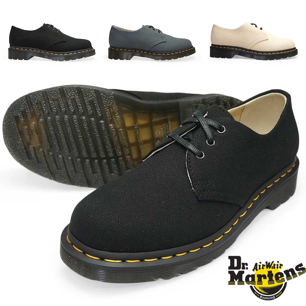 Dr.Martens ドクターマーチン 1461 NATURAL CANVAS 3ホール