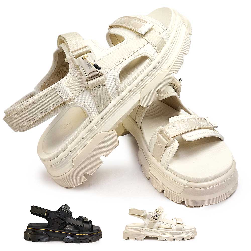 ドクターマーチン サンダル フォースター メンズ レディース レザー マルチストラップ 面ファスナー 正規品 | Dr.Martens | 04