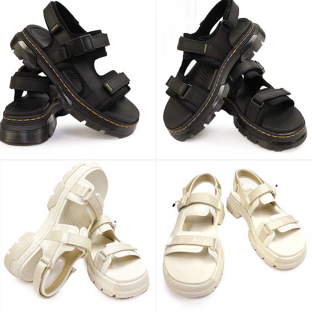 ドクターマーチン サンダル フォースター メンズ レディース レザー マルチストラップ 面ファスナー 正規品 | Dr.Martens | 05