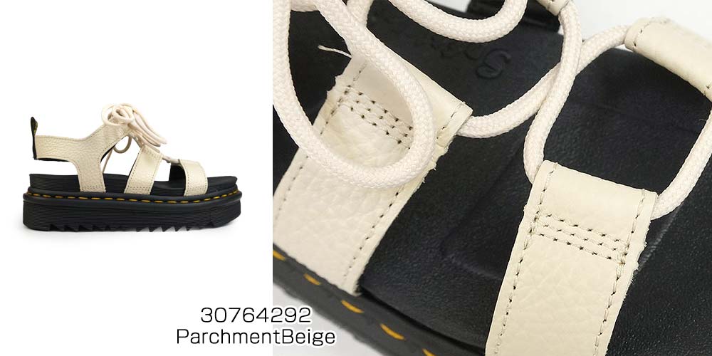 Dr Martens★NARTILLA PARCHMENT BEIGE★レースアップ サンダル Dr Martens☆NARTILLA PARCHMENT BEIGE☆レースアップ サンダル