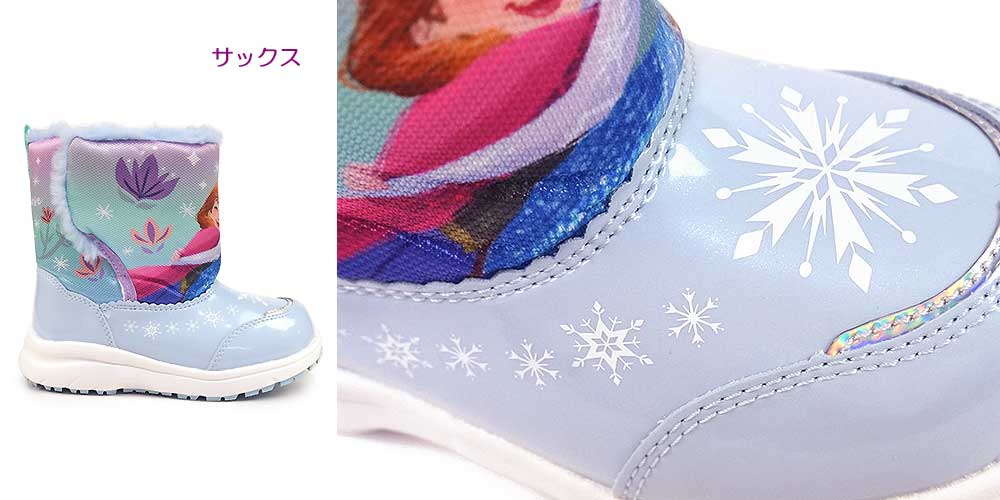 アナと雪の女王 ディズニー キッズ ブーツ DN WC051E 防水 防寒 防滑