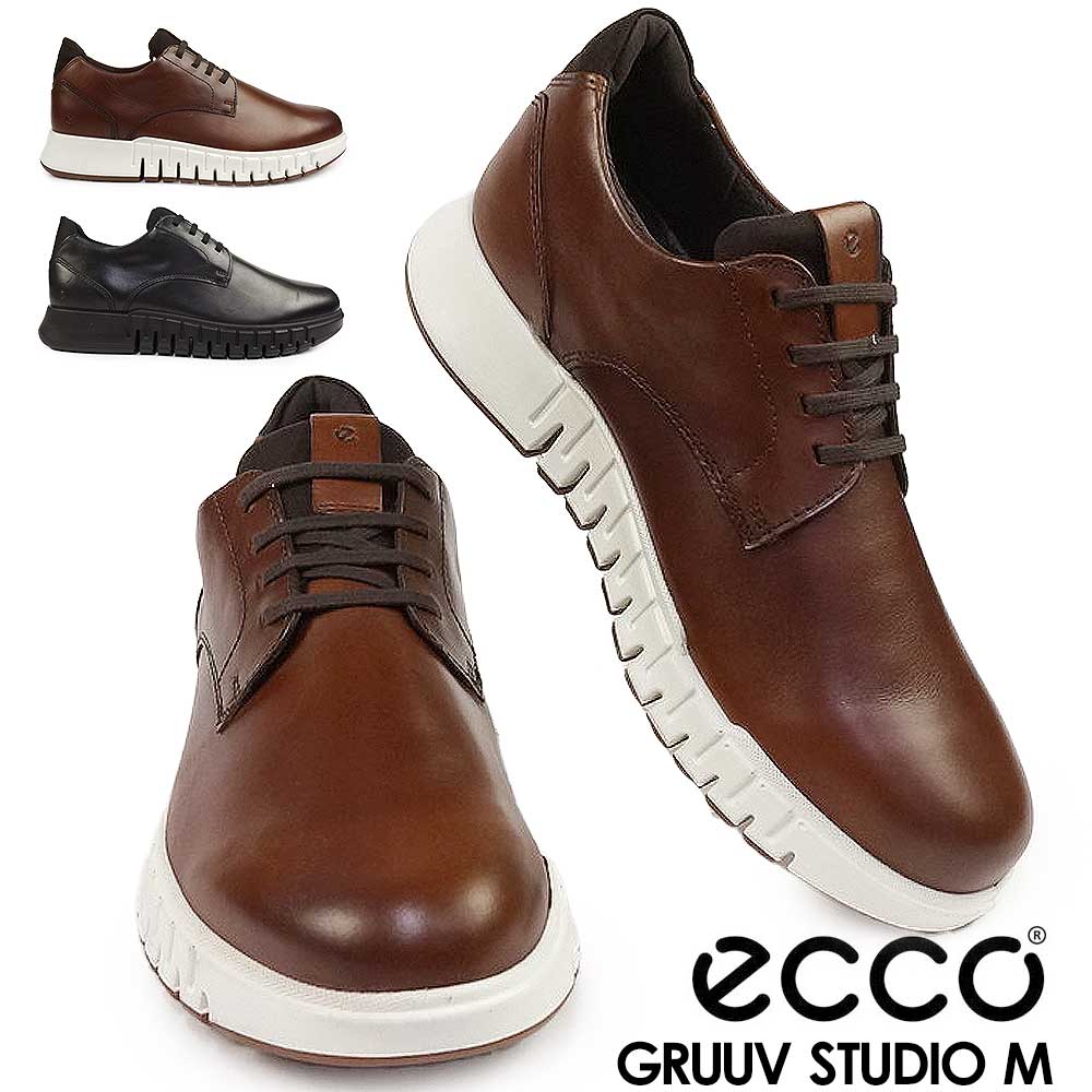 美品 ecco エコーソフト ブラウン 23.5 コンフォートレザーシューズ エコー ECCO SOFT 7 M ブラウン 47036402053（メンズ）天然皮革