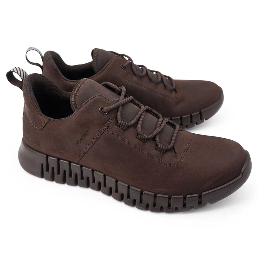 ecco（エコー） 靴 メンズ 防水 レザースニーカー 525224 ECCO GRUUV