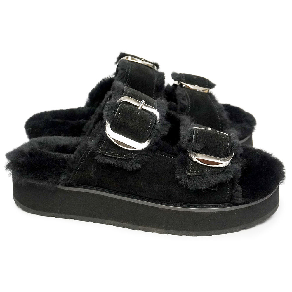 EMU Australia（エミュ オーストラリア） ムートンサンダル 厚底