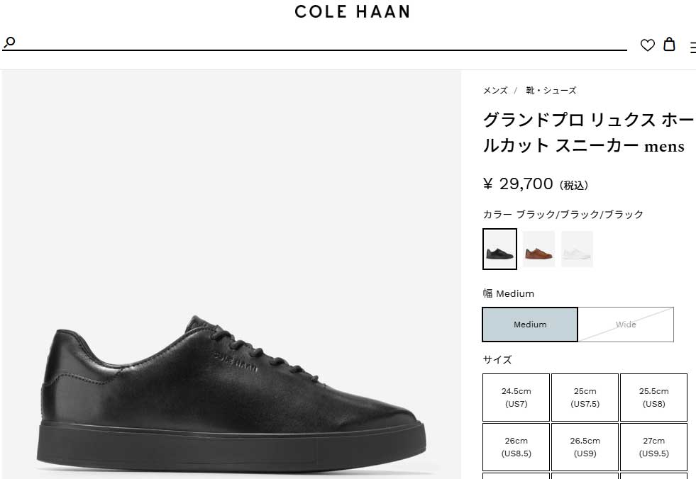 COLE HAAN（コールハーン） 靴 メンズ グランドプロ リュクス ホール 