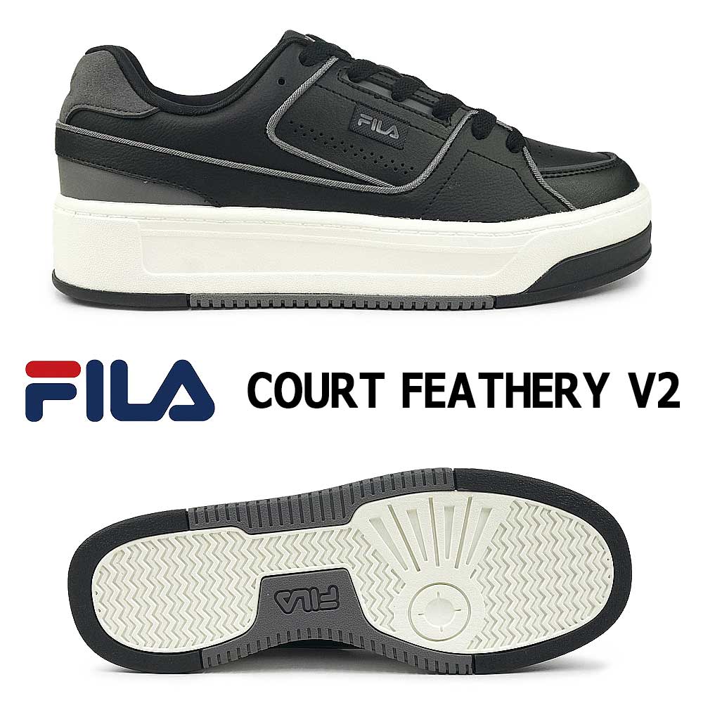 FILA（フィラ） スニーカー レディース メンズ コートフェザリー V2