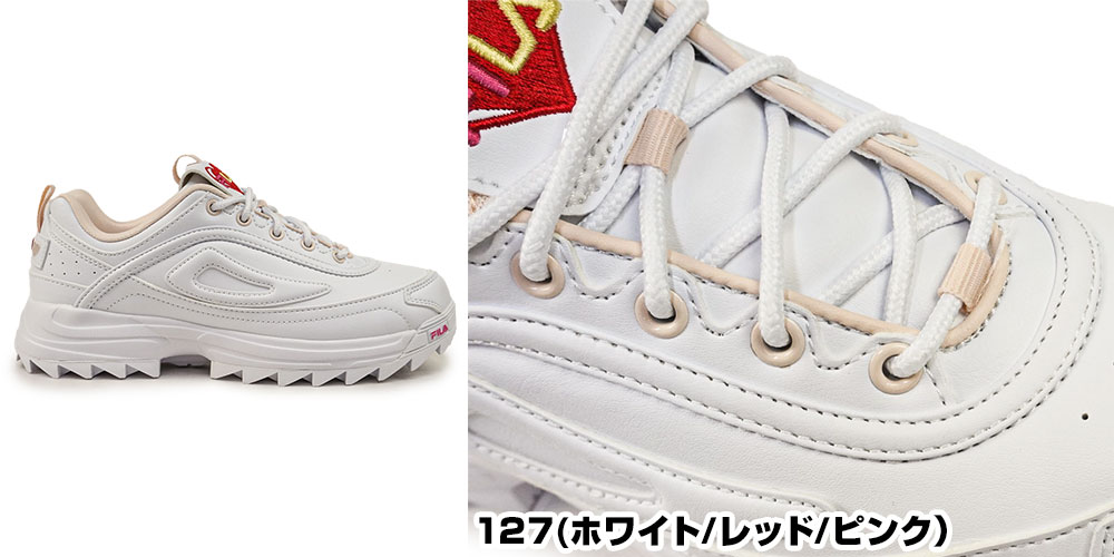 FILA（フィラ） スニーカー レディース 厚底 ディストーター 
