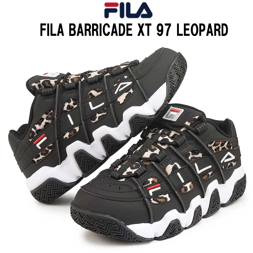 FILA（フィラ） 厚底スニーカー バリケード XT97 レオパード WFW25059