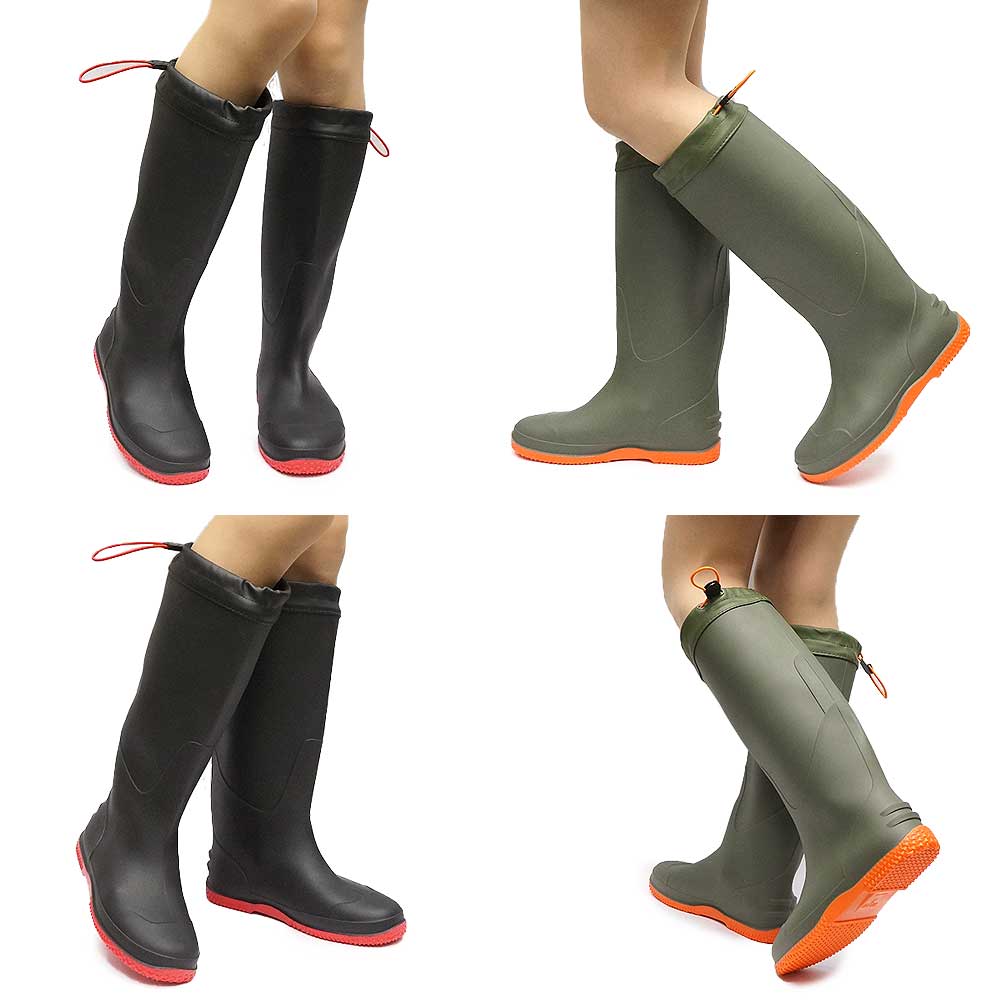 パッカブルレインブーツ カフェオレ ablya_hnfu5501