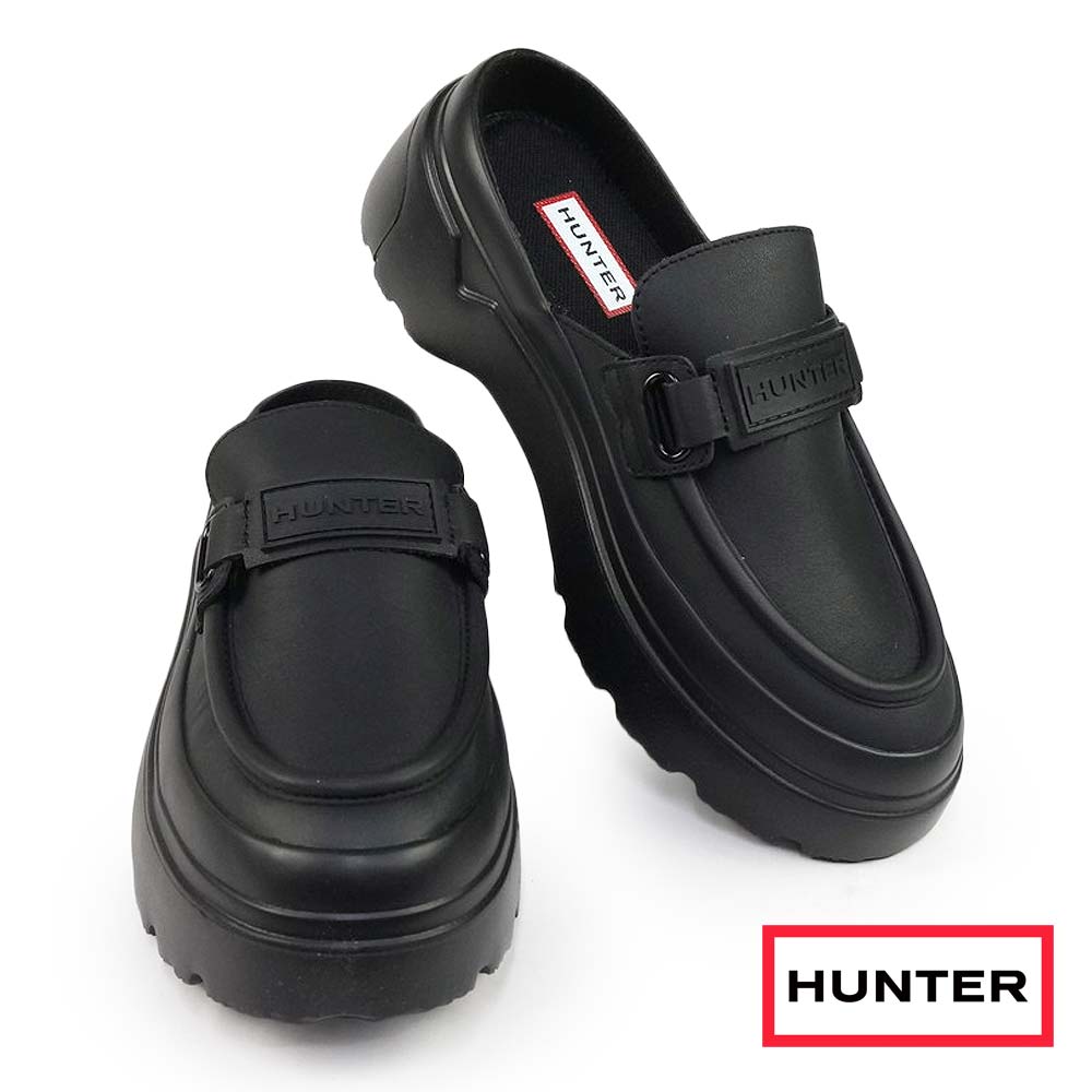 HUNTER（ハンター） ローファー ミュール レディース 厚底 WFF3103LEA