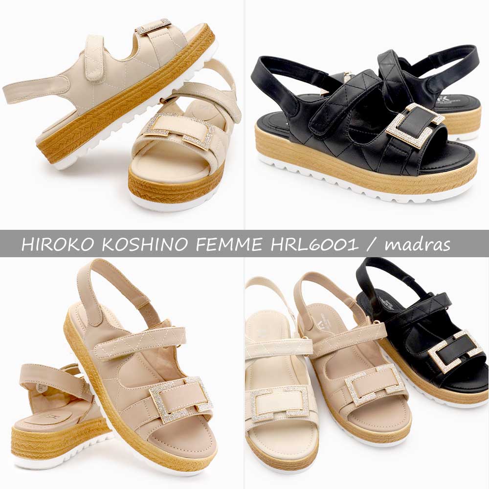 HIROKO KOSHINO（ヒロコ コシノ） ファム 厚底サンダル レディース