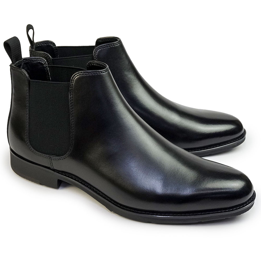 ケンフォード メンズ ブーツ KP15 ビジネス 靴 サイドゴア 雪国 防滑 紳士靴 本革