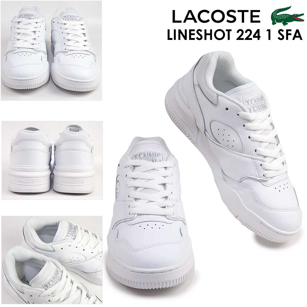 ラコステ スニーカー ☆ LACOSTE Lineshot Sneakers Women's Women's Lineshot Leather Sneakers - Women's Collection - New