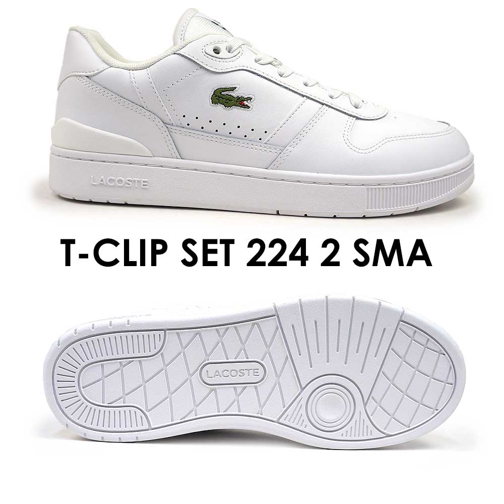 LACOSTE ラコステ メンズ スニーカー T-CLIP SET 224 2 SMA LACOSTE ラコステ メンズ スニーカー T-CLIP SET 224 2 SMA
