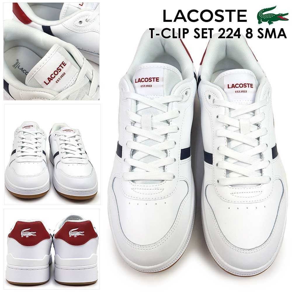 LACOSTE ラコステ メンズ スニーカー T-CLIP SET 224 8 SMA