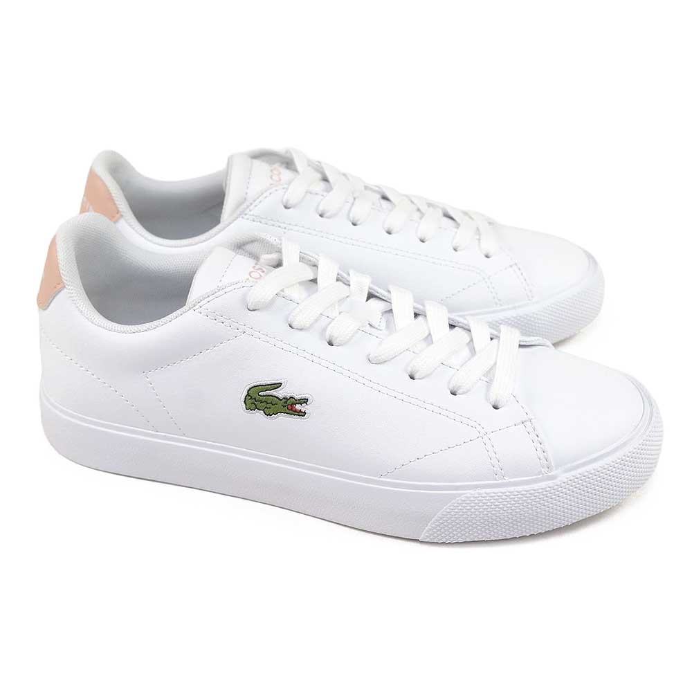 【25秋冬新作】 ラコステ スニーカー レディース 白 靴 レザー シューズ レロンド セット 125 1 CFA 49CFA0037LACOSTE LEROND SET LACOSTE（ラコステ） スニーカー レディース 白 靴 レザー シューズ