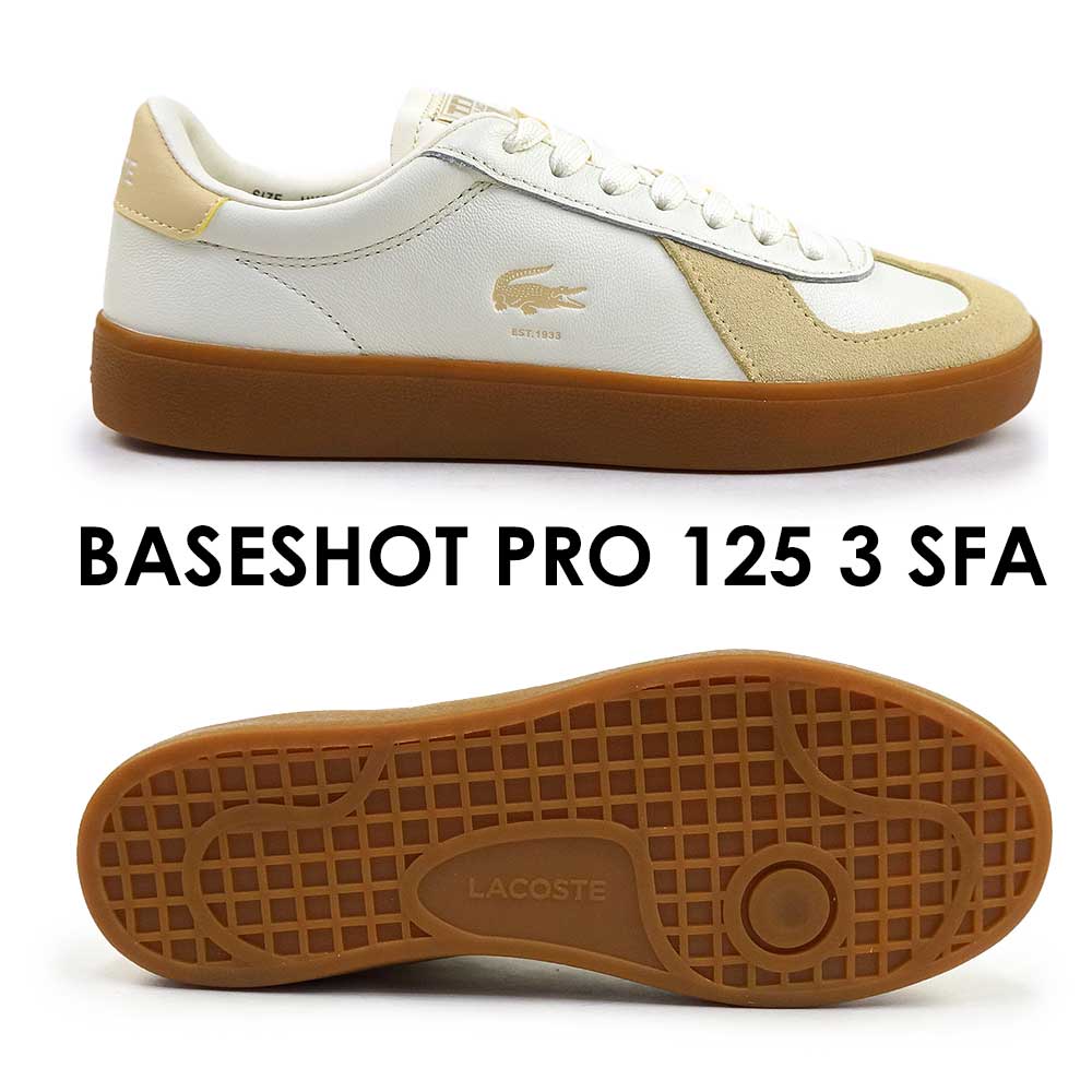 ラコステ スニーカー レディース ベースショット プロ 125 3 SFA 49SFA0030 レザー コートシューズ | LACOSTE | 04