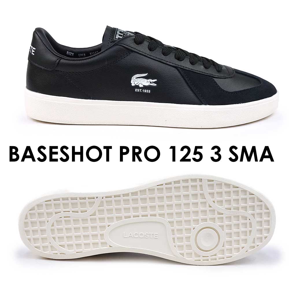 LACOSTE ラコステ スニーカー メンズ BASESHOT PRO 125 3 SMA