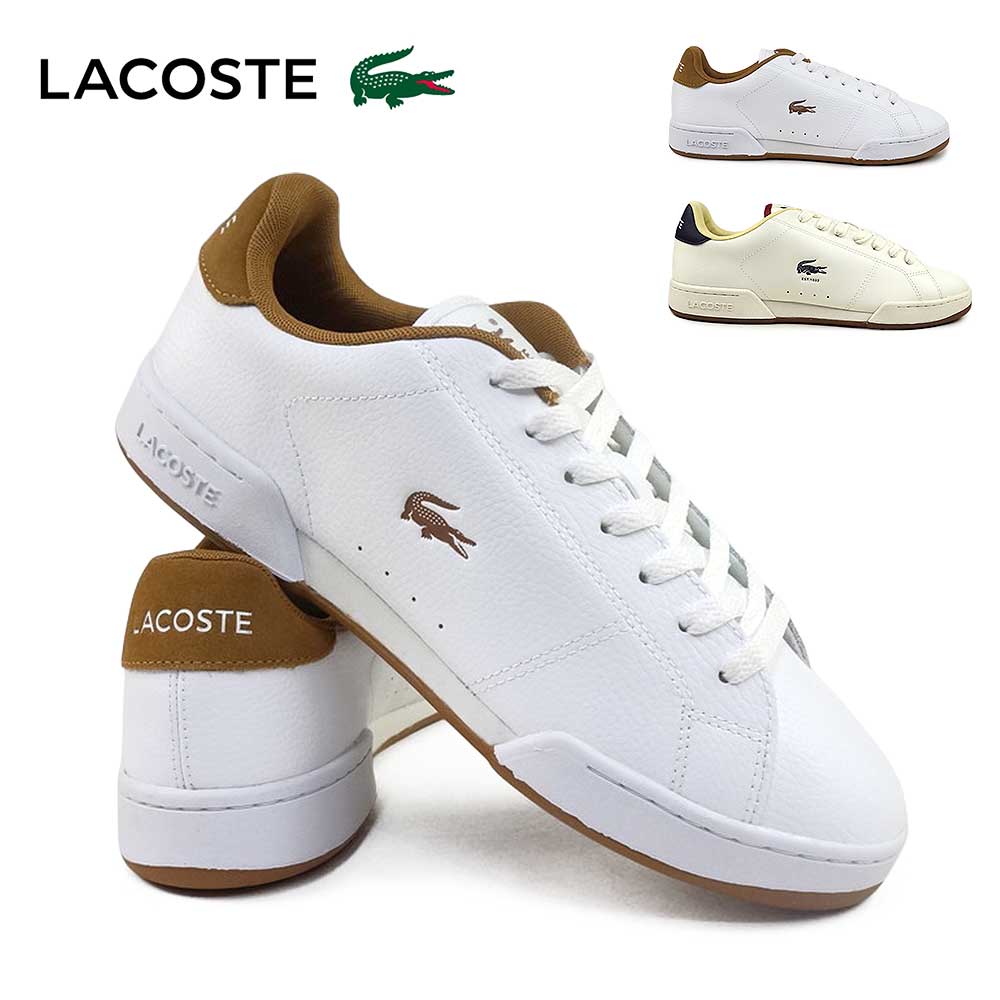LACOSTE(ラコステ) メンズ スニーカー 靴 白 カーナビー カップ 225 LACOSTE(ラコステ) メンズ スニーカー 靴 白 カーナビー カップ 225