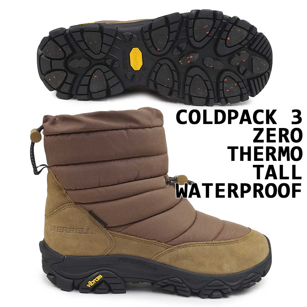 コールドパック メレル 防水 ブーツ 3 ゼロ サーモ トール ウォーター