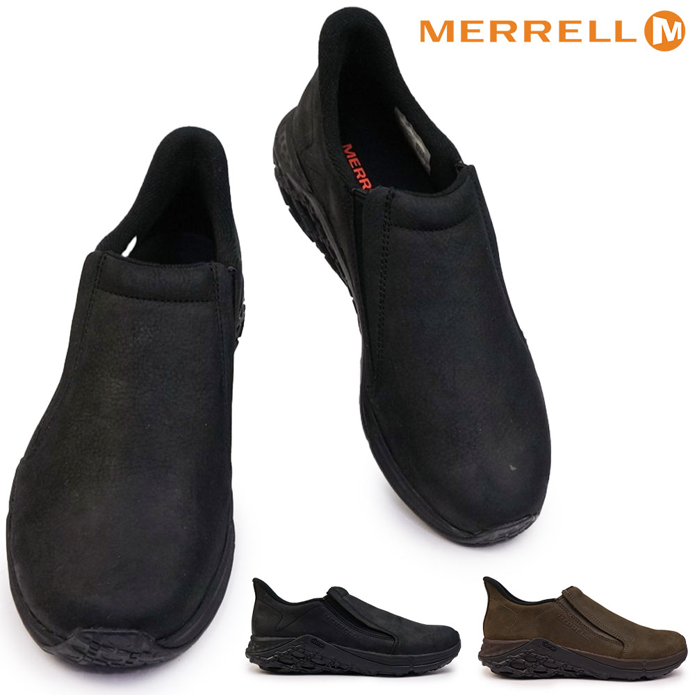 【MERRELL メレル】ジャングルモック スエード スリッポン 黒 37 美品 ジャングル メレル メンズ スニーカー ジャングルモック 2.0 AC+
