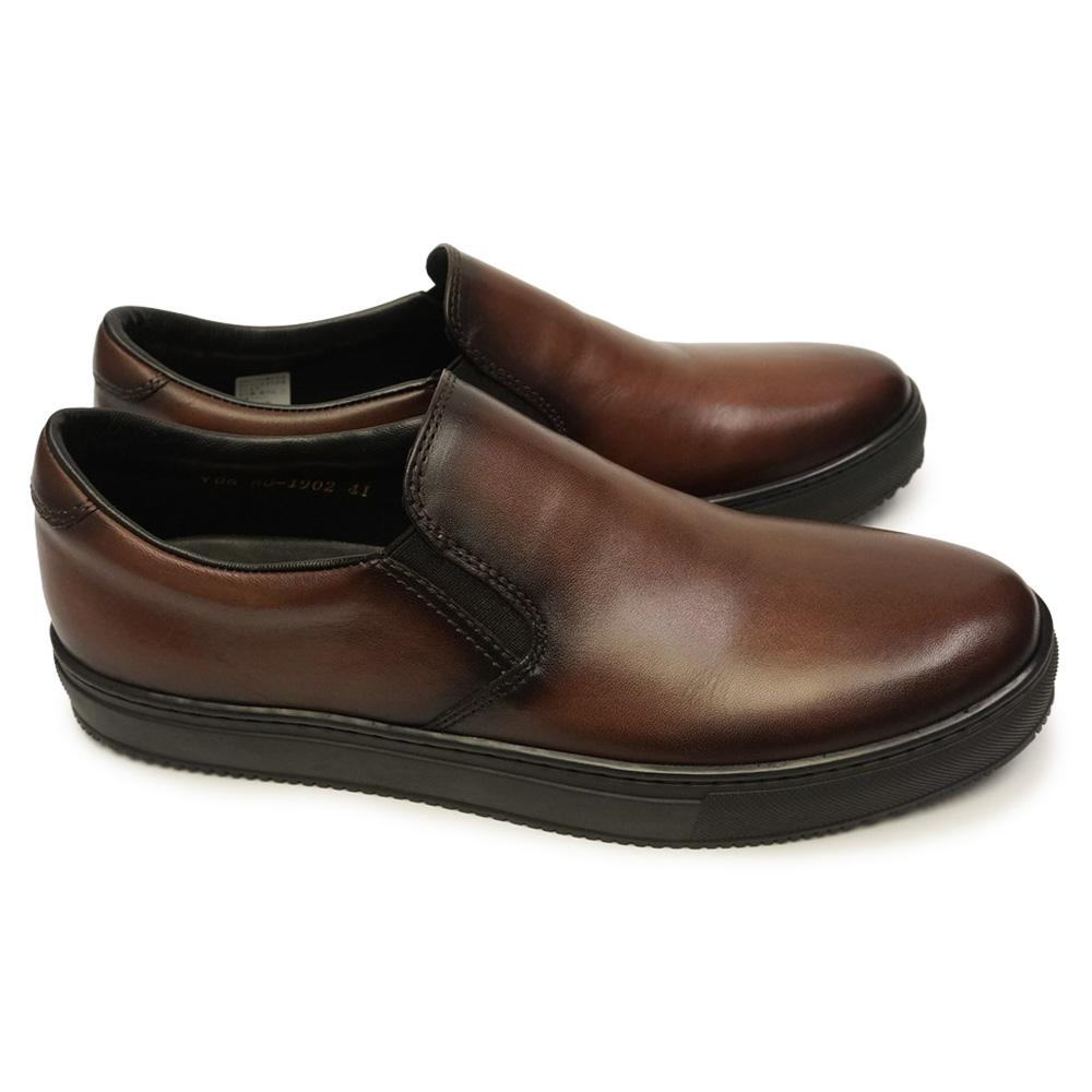 MonModel メンズ レザースニーカー MO-1902 千手染 スリッポン 本革 シューズ 革靴 紳士靴 日本製 手塗り 手染め モンモデル MonModel メンズ レザースニーカー MO-1902 千手染 スリッポン 本革