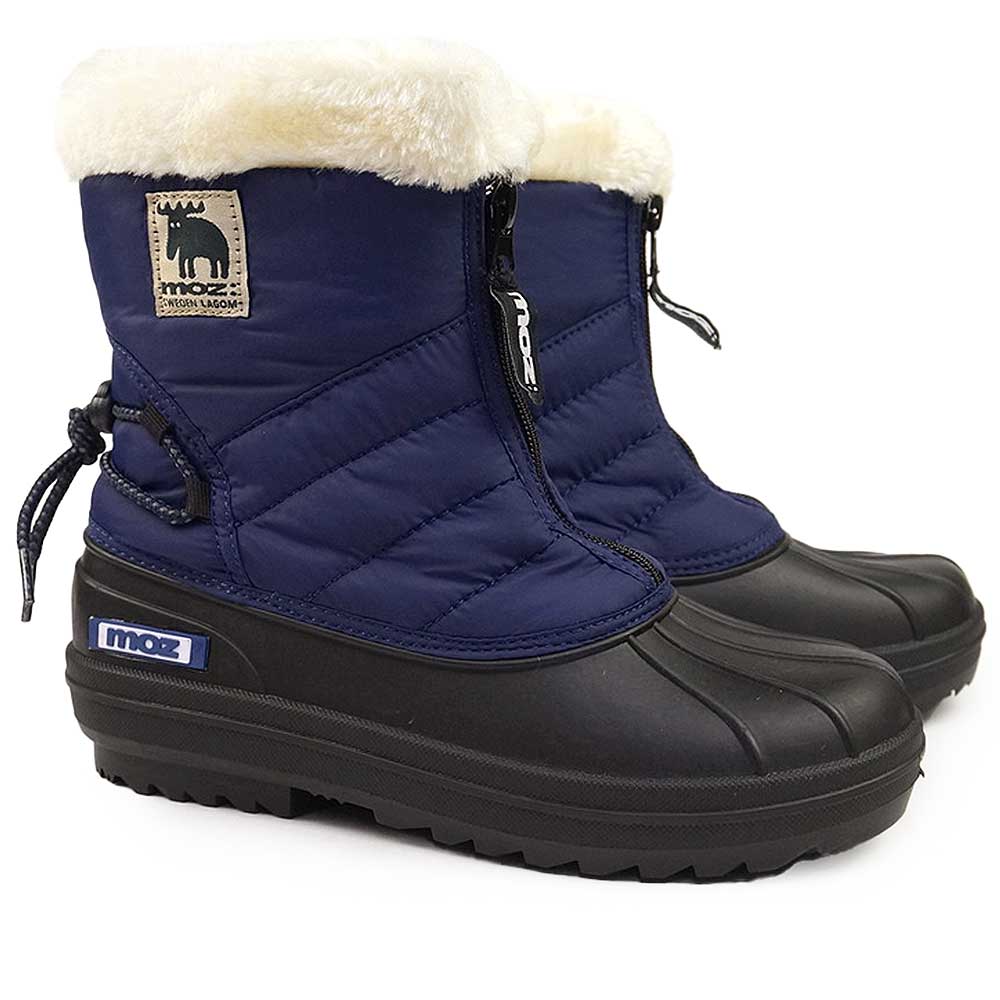 moz（モズ） スノーブーツ レディース MZ3980 防水 スパイク付