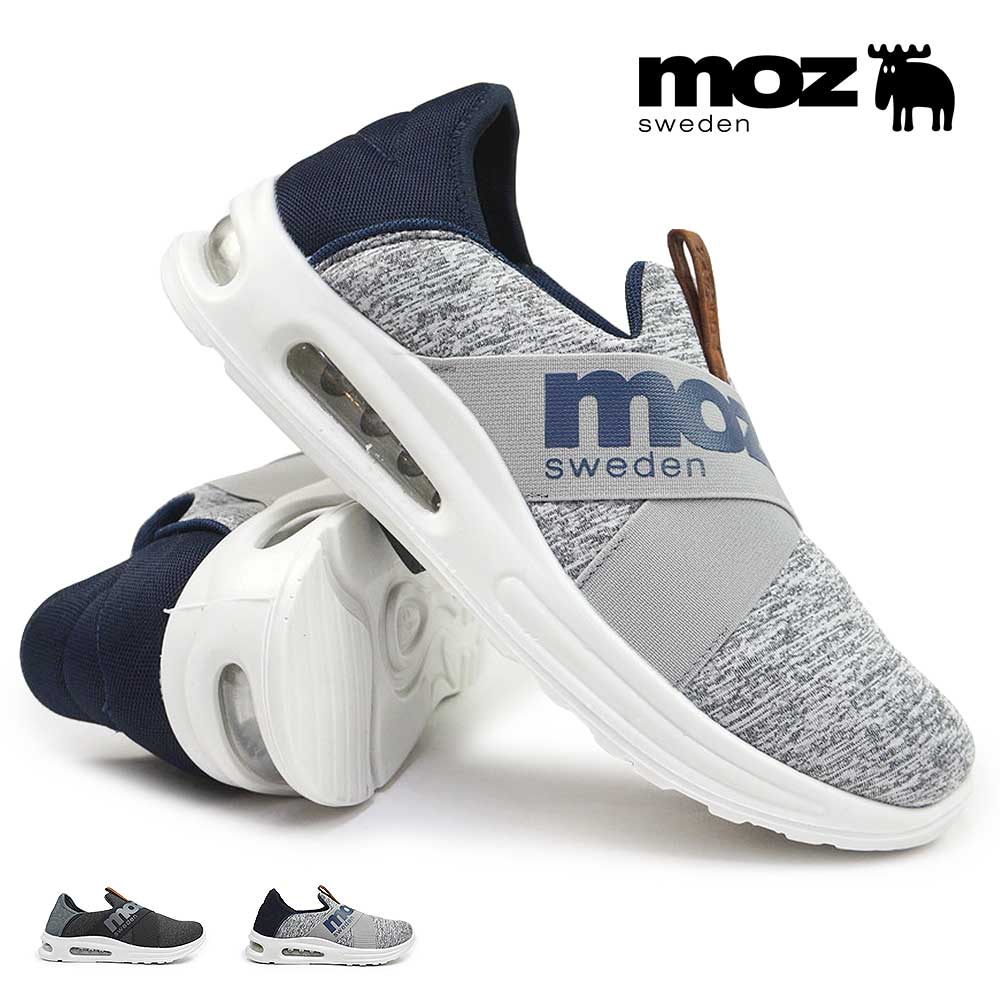 モズ メンズ スニーカー moz4222 北欧 スリッポン かかと踏める 2WAY | moz