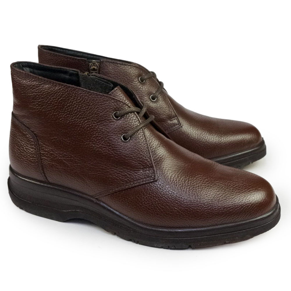 MoonStar（ムーンスター） メンズ 防水 防滑 チャッカブーツ レザー 透