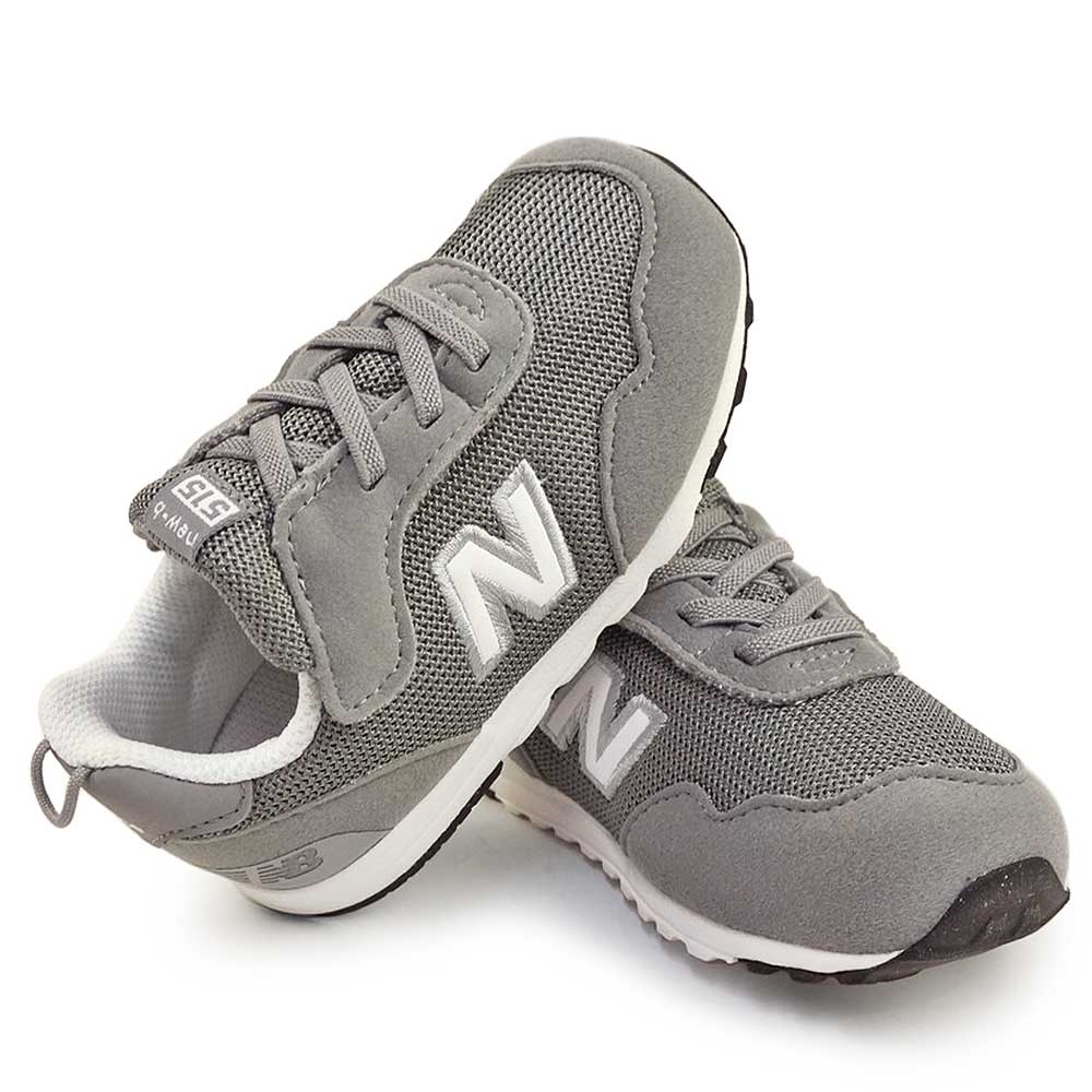 ニューバランス キッズ スニーカー NW515 GRY ベビー ファーストシューズ 子供靴 シンプル マジックテープ | New Balance | 03
