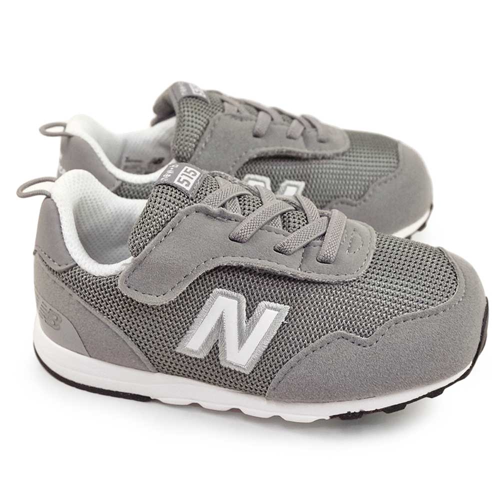 ニューバランス キッズ スニーカー NW515 GRY ベビー ファーストシューズ 子供靴 シンプル マジックテープ | New Balance | 01