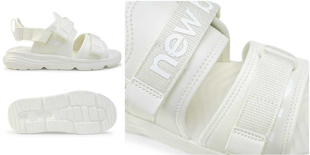 ニューバランス 25cm スポーツ サンダル SUA750 新品未使用 ホワイト New Balance ニューバランス 750 Straps SUA750 F3 D スポーツ