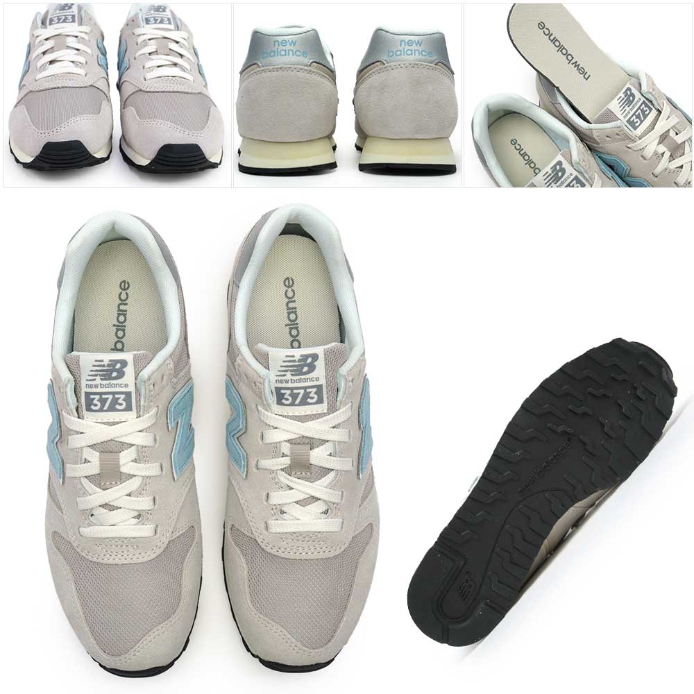23.0 ニューバランス　WL373 BL2 B スニーカー ライトグレー New Balance ニューバランス WL373 BL2 B レディース スニーカー