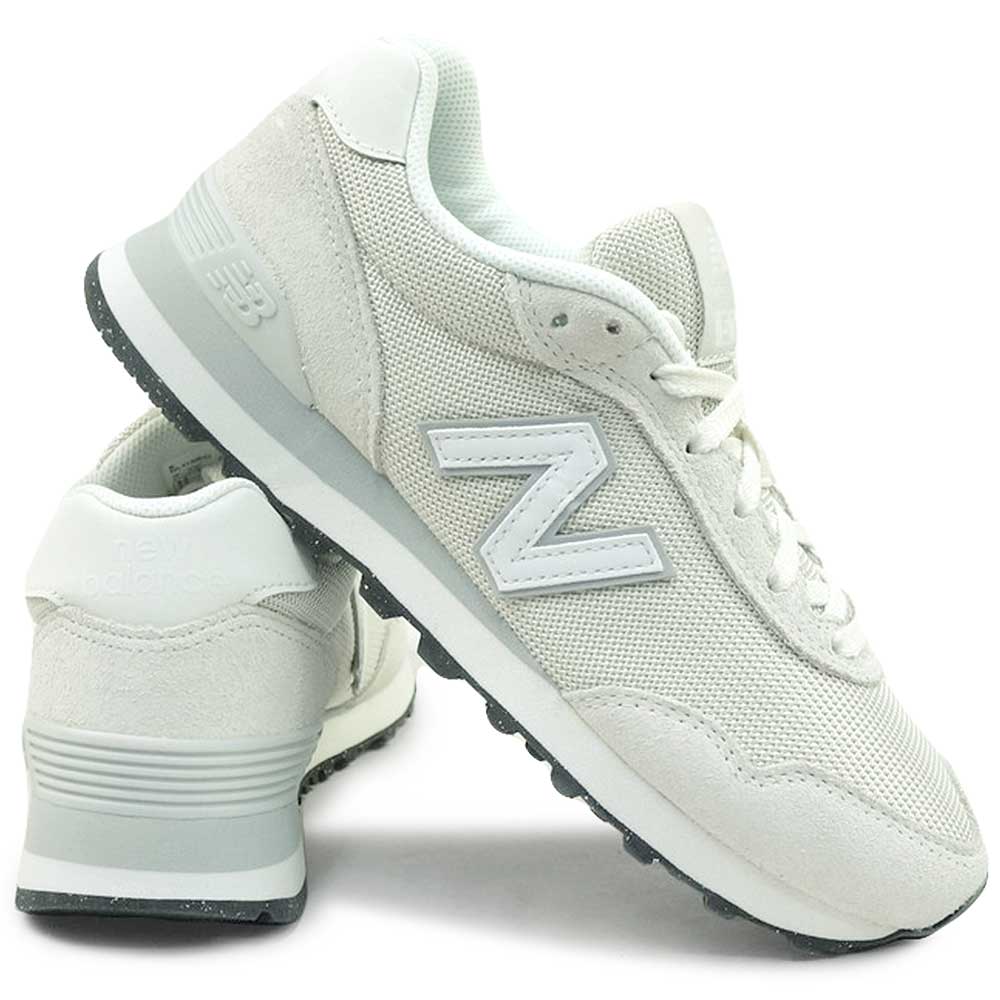 【NEW BALANCE】 WL515 ホワイト ★ レアスニーカー！ NEW BALANCE] WL515 ホワイト シルバーヒール スニーカー (New