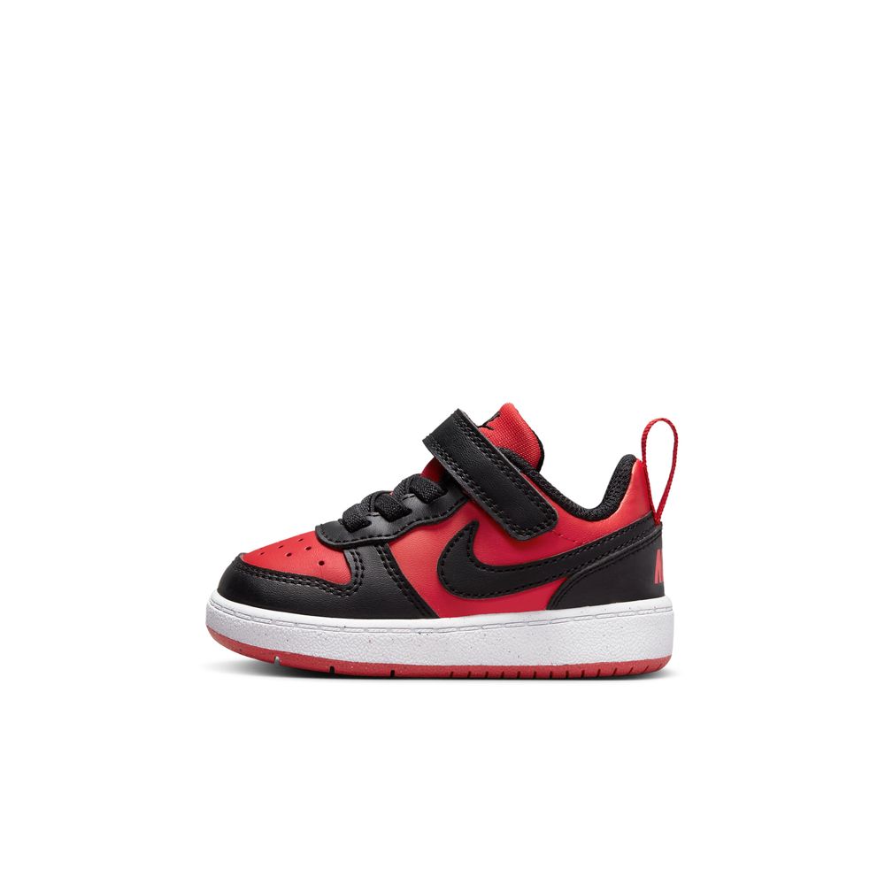 ナイキ ベビー スニーカー コート ボロー LOW リクラフト TD DV5458 600 ブラック レッド キッズ | NIKE | 03