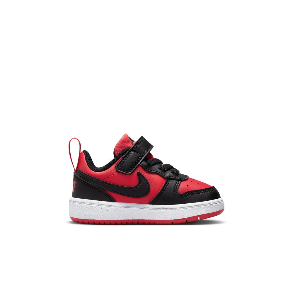ナイキ ベビー スニーカー コート ボロー LOW リクラフト TD DV5458 600 ブラック レッド キッズ | NIKE | 04