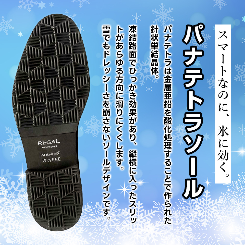 REGAL（リーガル） 防水 防滑 チャッカブーツ 38CL CAPA 本革 日本製