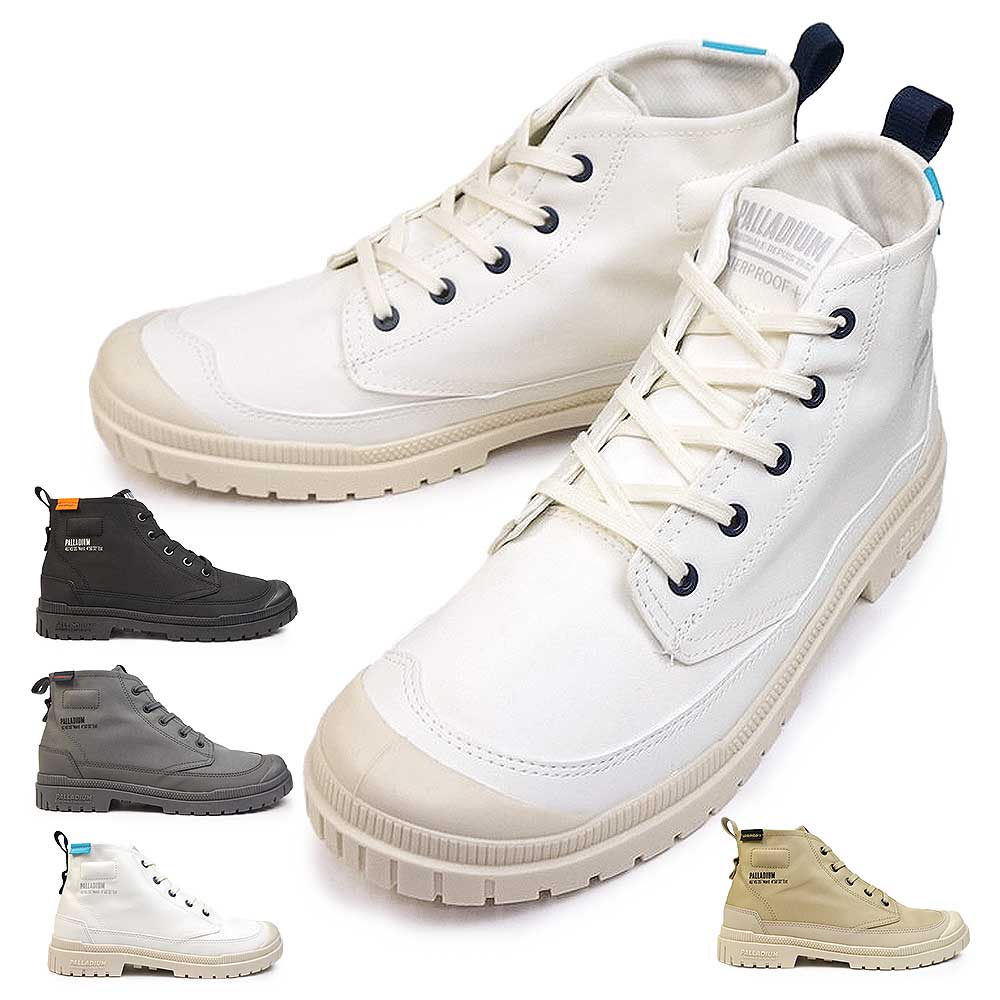 PALLADIUM 防水ハイカットブーツ ベージュ - メルカリ