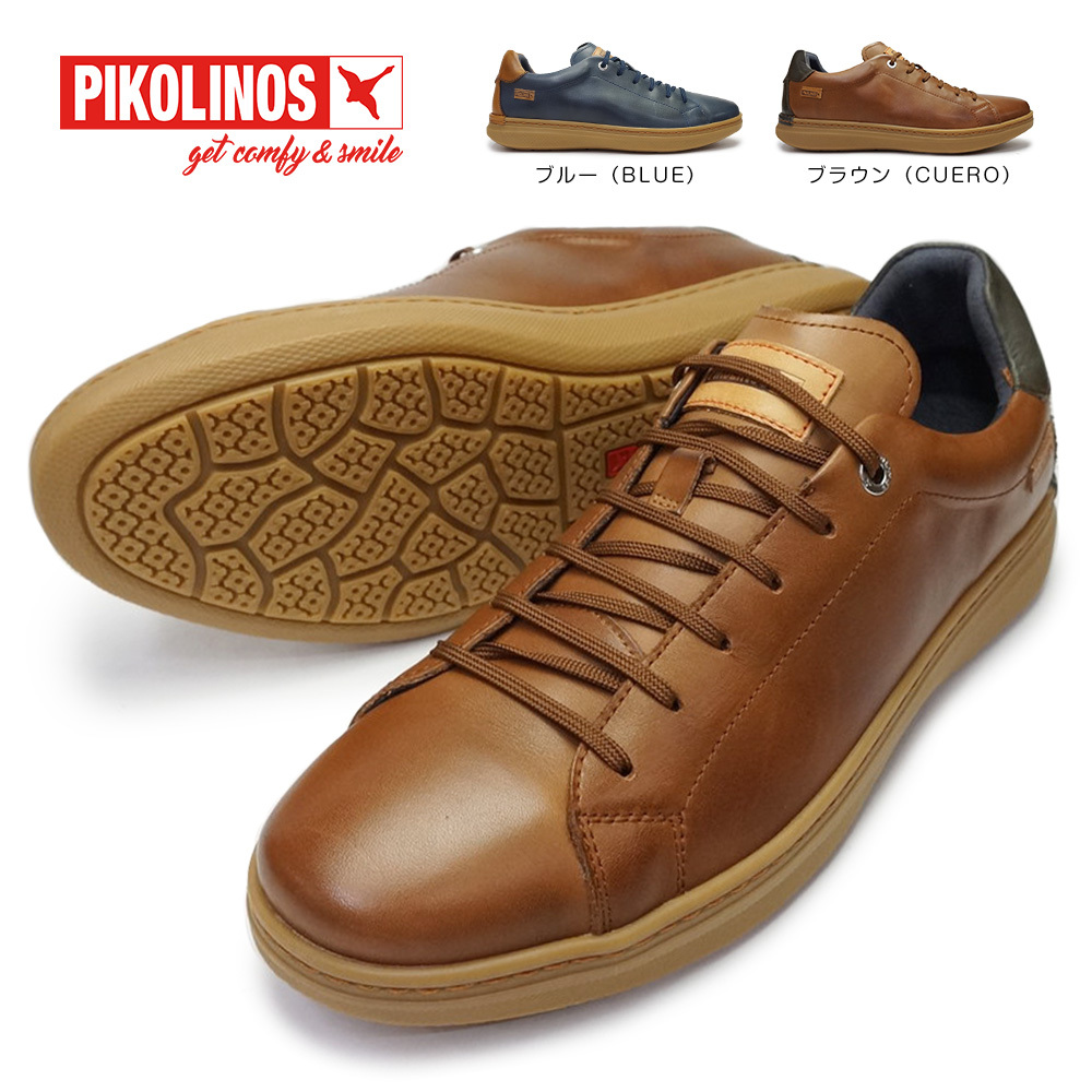 公式サイト PIKOLINOS BEGUR PK-414 レザースニーカー メンズ ピコリノス 靴