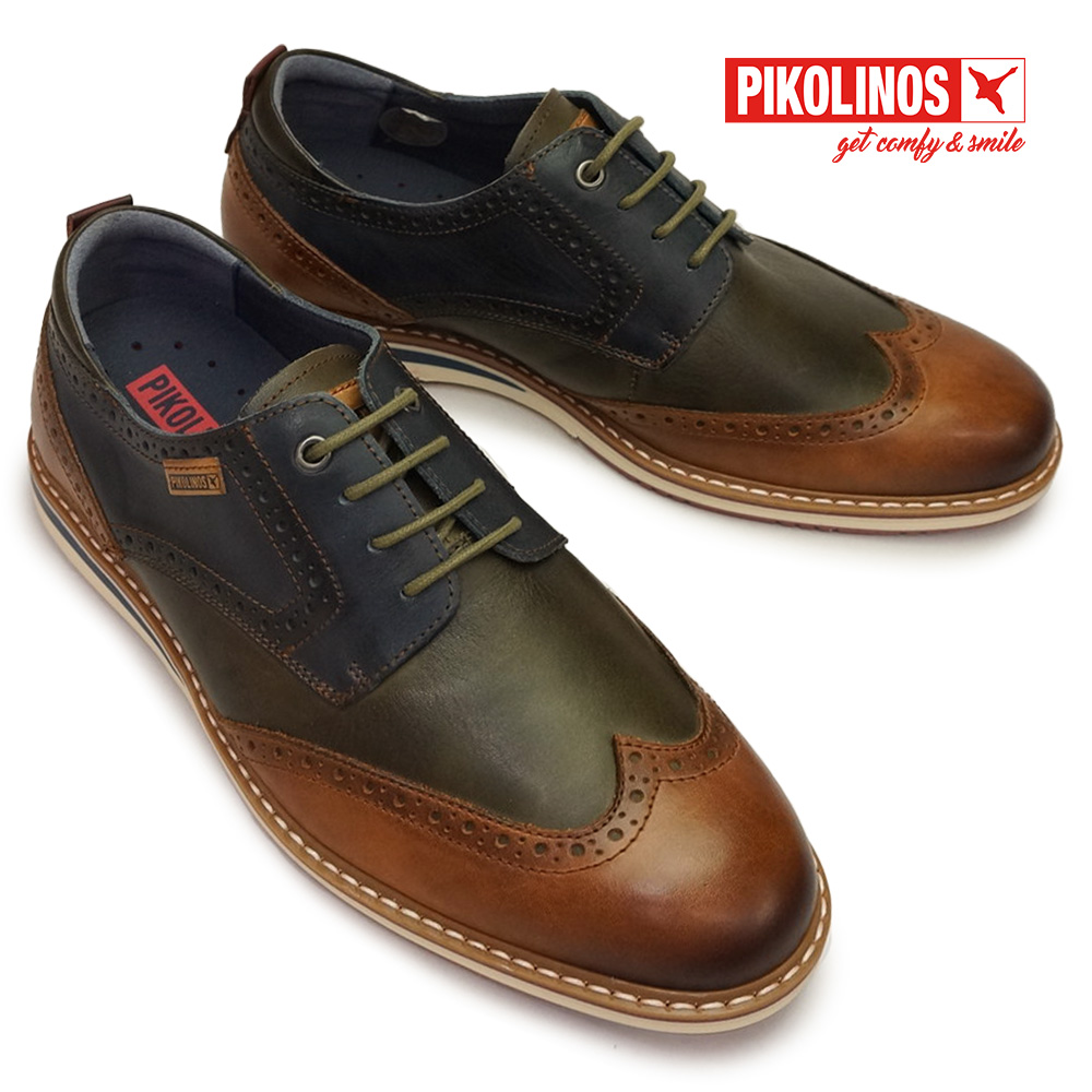 ピコリノス 靴 メンズ ウイングチップ PK-456 M1T-4191C1 アヴィラ 本革 ビジネスシューズ カジュアル