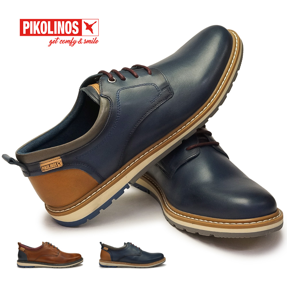 ピコリノス 靴 メンズ プレーントゥ PK-457 M8J-4183 ベルナ 本革 ビジネスシューズ カジュアル