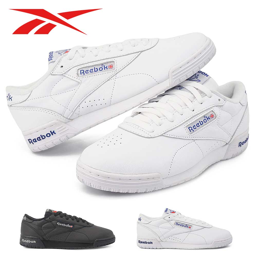 Reebok（リーボック） スニーカー メンズ 白 黒 エックスオーフィット