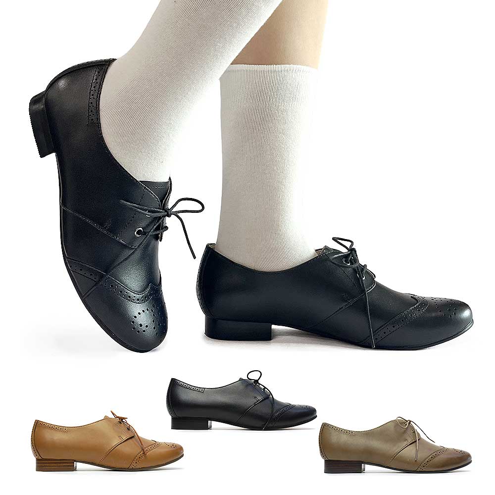 R.（アールドット） byリーガル レディース レースアップシューズ S03C レザー 本革 ウィングチップ | REGAL | 05