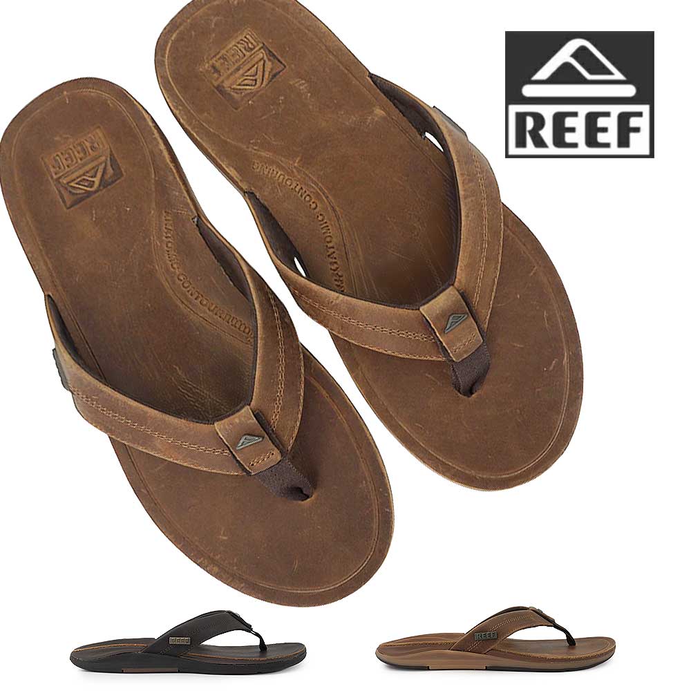 REEF（リーフ） トングサンダル メンズ LEATHER OFFSHORE レザー