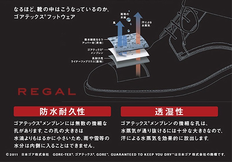 REGAL（リーガル） 防水 防滑 チャッカブーツ 40NR 本革 メンズ EEE
