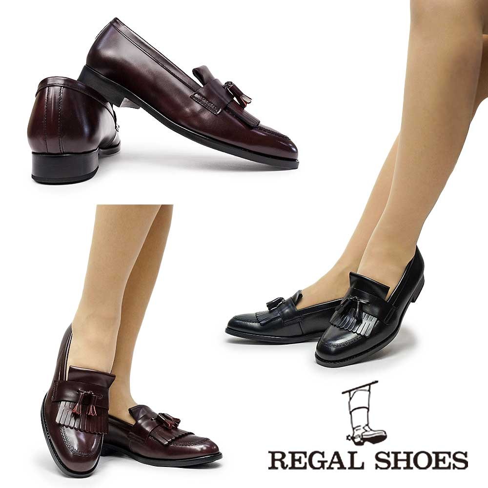 リーガル(REGAL)キルトリボンローファー 送料無料】REGAL リーガル ローファー キルト リボン 靴 f69n bl