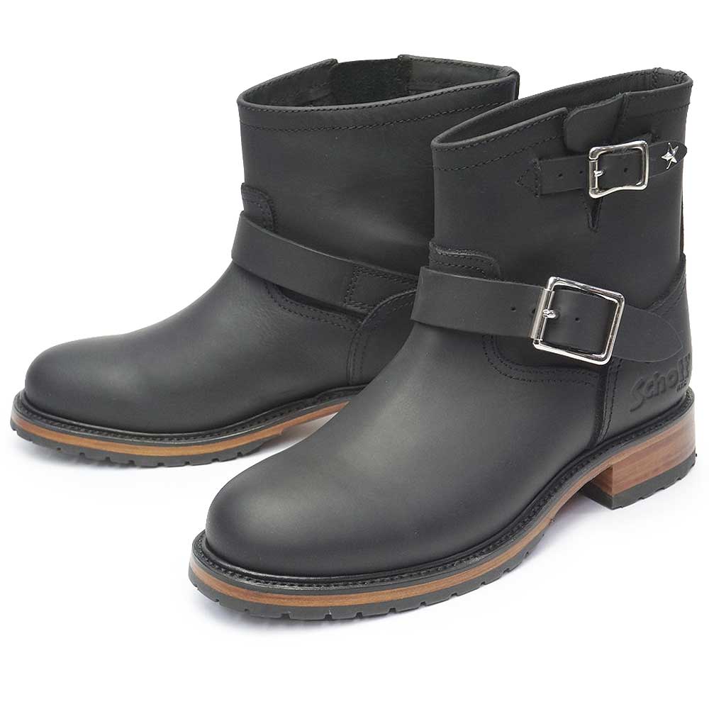ショット 防水 メンズ エンジニアブーツ Charger Boots S25503 本革 ワンスターコレクションの画像